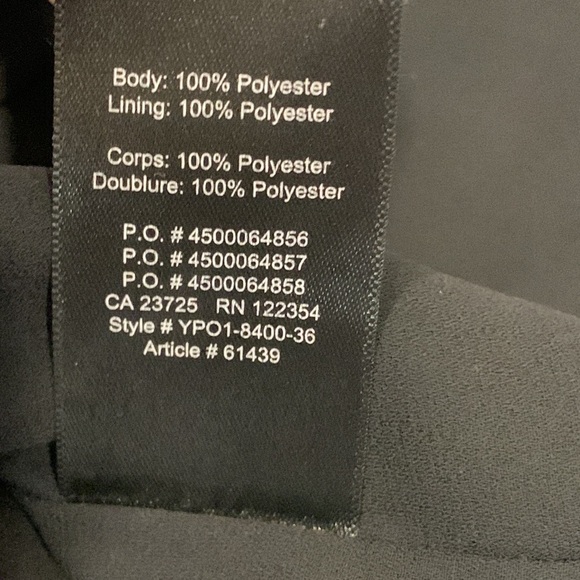 ARITZIA Babaton black short sleeves pockets slit mini tunic dress size XXS - Picture 11 of 13